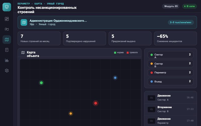 Интерфейс оператора — Система Малахит